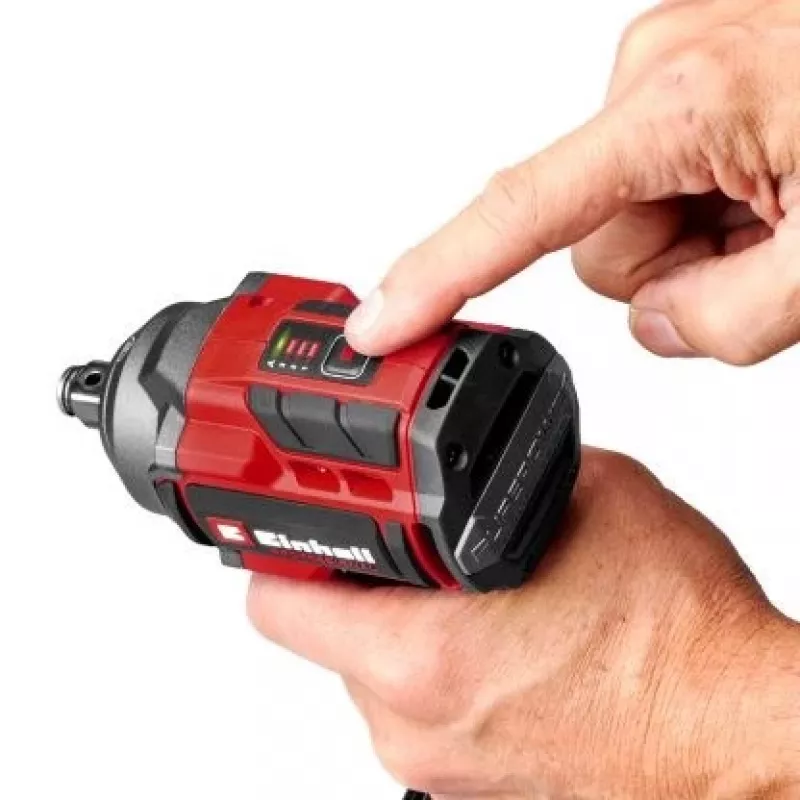 Einhell Professional TP-CW 18/350-C Li BL belaidis smūginis veržliaraktis 18V 350Nm, tik įrankis, raudonas/juodas