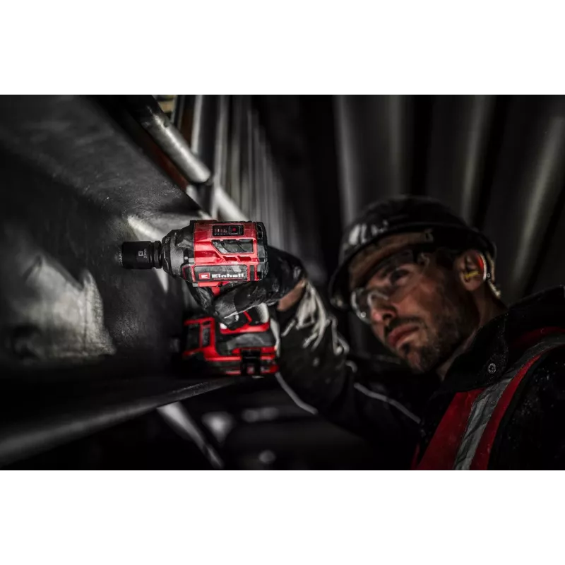 Einhell Professional TP-CW 18/350-C Li BL belaidis smūginis veržliaraktis 18V 350Nm, tik įrankis, raudonas/juodas