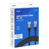 SAVIO CL-210 DisplayPort 2.1 laidas 2 m juodas