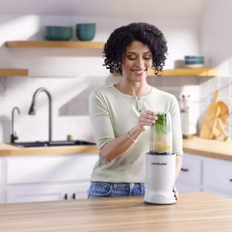 Nutribullet NBT1006MW Turbo asmeninis blenderis 1000 W matinė balta