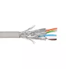 EXTRALINK CAT7 S/FTP vidinis vytos poros tinklo kabelis 25 m
