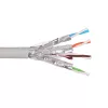 EXTRALINK CAT7 S/FTP vidinis vytos poros tinklo kabelis 25 m
