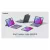 Inateck klaviatūros dėklas iPad 10th Gen (10,9 colio, 2022) su jutikliniu kilimėliu ir foniniu apšvietimu - Pilka