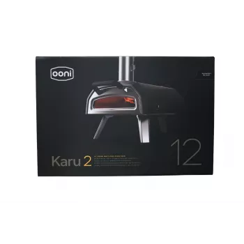 Ooni Karu 2 Multi-Fuel Pizza Oven - Wood & Charcoal - Built-in Digital Thermometer