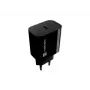 NATEC Ribera USB-C sieninis įkroviklis 20W juodas