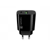 NATEC Ribera Sieninis Įkroviklis 1x USB-A + 1x USB-C 20W Juodas