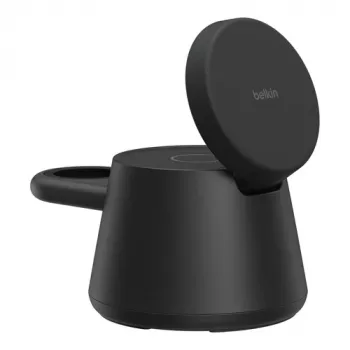 Belkin UltraCharge 25W Qi2 modulinė įkrovimo stotelė juoda