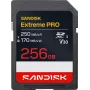 SanDisk Extreme PRO SDXC 256 GB UHS-I V30 atminties kortelė – iki 250 MB/s skaitymas, 170 MB/s rašymas