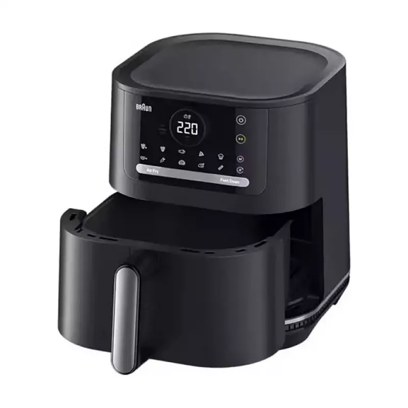 Braun Household 2-in-1 Hot Air Fryer MultiFry 5 HF 5054I (Juoda, 2000 W, 6.0 L krepšelis)