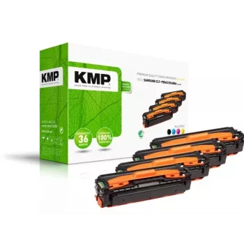 KMP Toner Combo Pack, suderinamas su Samsung CLT-K504S/CLT-C504S/CLT-Y504S/CLT-M504S, juoda, žydra, rausvai raudona, geltona, 4 vnt.