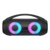 Denver BTG-618 nešiojamas Bluetooth vakarėlių garsiakalbis 200W su LED lemputėmis, juodas