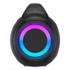 Denver BTG-618 nešiojamas Bluetooth vakarėlių garsiakalbis 200W su LED lemputėmis, juodas
