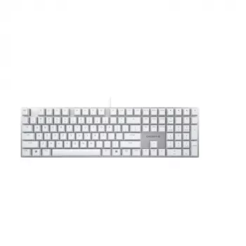 CHERRY KC 200 MX mechaninė klaviatūra, pilno dydžio, CHERRY MX Brown, US išdėstymas, balta
