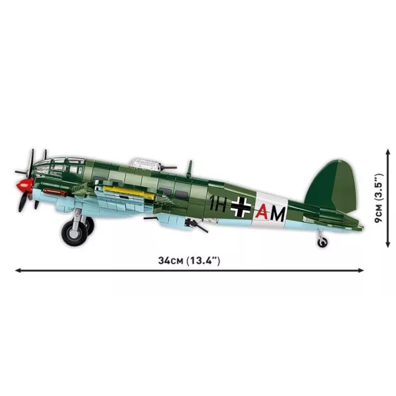 COBI Heinkel HE 111 H-22 su V1 skraidančiąja bomba – konstrukcinis blokelių rinkinys, 927 dalių