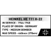 COBI Heinkel HE 111 H-22 su V1 skraidančiąja bomba – konstrukcinis blokelių rinkinys, 927 dalių