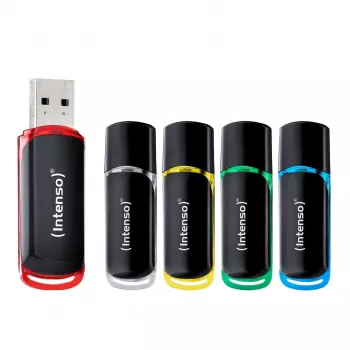 Intenso Business Line 64GB USB 2.0 Flash Drive 5-Pack (Assorted Colors)