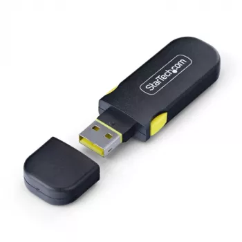 StarTech USB-A prievado blokavimo raktas su užraktu, USB-A dulkių dangteliai (10 vnt., juodi)