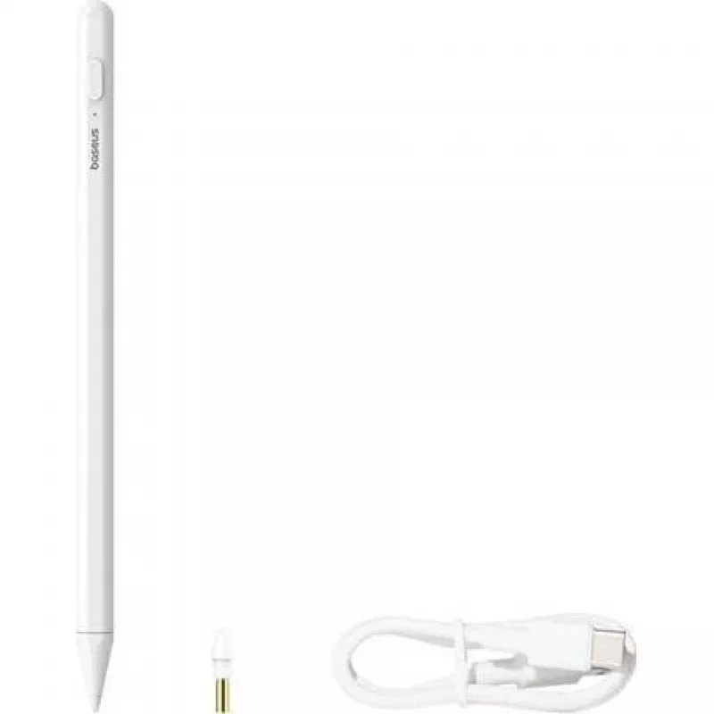 Baseus Smooth Writing 2 Stylus Lite su LED indikatoriumi (balta)