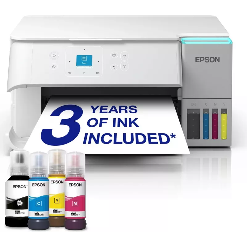 Epson EcoTank ET-2959 Daugiafunkcis Rašalinis Spausdintuvas - Spalvotas - A4 - Spausdinti, Skenuoti, Kopijuoti - Iki 15 ppm - 100 lapų Dėklas - Wi-Fi, USB - Juodas