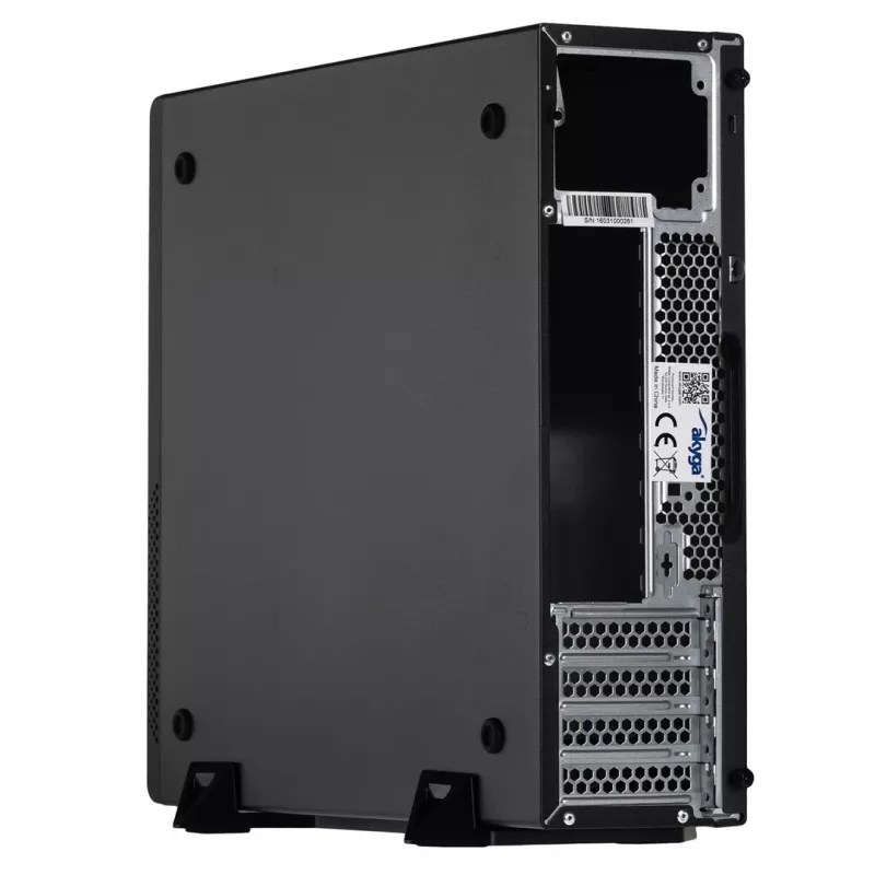 Akyga AK-502-02BK SFF kompiuterio korpusas, Micro ATX / Mini ITX, 2x USB 3.0, be maitinimo bloko, juodas