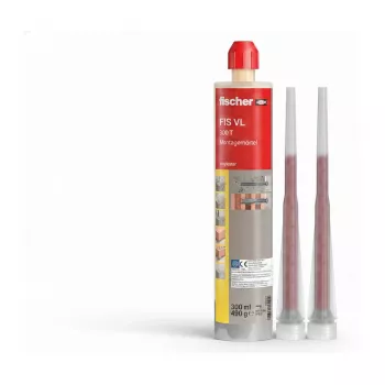 Fischer FIS VL 300 T montažinis skiedinys 300 ml pilkas