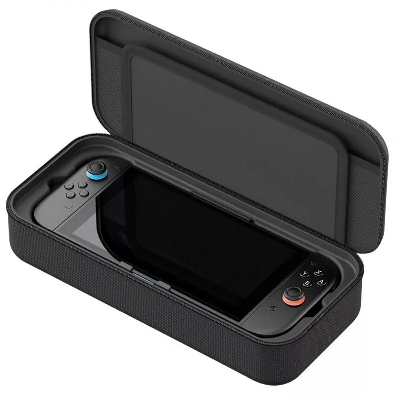 Venom Įkrovimo Dėklas, skirtas Nintendo Switch 2 – Kietas Nešiojimo Dėklas su 10 000 mAh Power Bank, Juodas
