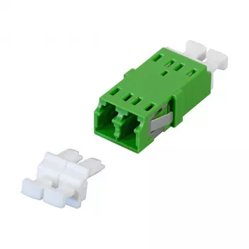 EFB Elektronik Šviesolaidinis Jungtuvas LC/APC Simplex Vienmodis Baltas
