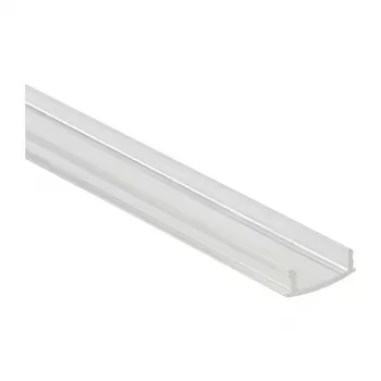 Synergy 21 LED U-profilis ALU001-R su PMMA skaidriu difuzoriumi/dangteliu + ALU002-R, ALU003, ALU004, ALU007-R, ALU021, ALU024, ALU084, plastikinis dangtelis
