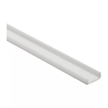 Synergy 21 LED U-Profile Aluminum Silver Anodized 1m su PMMA Opal Diffuser LED juostoms iki 12mm