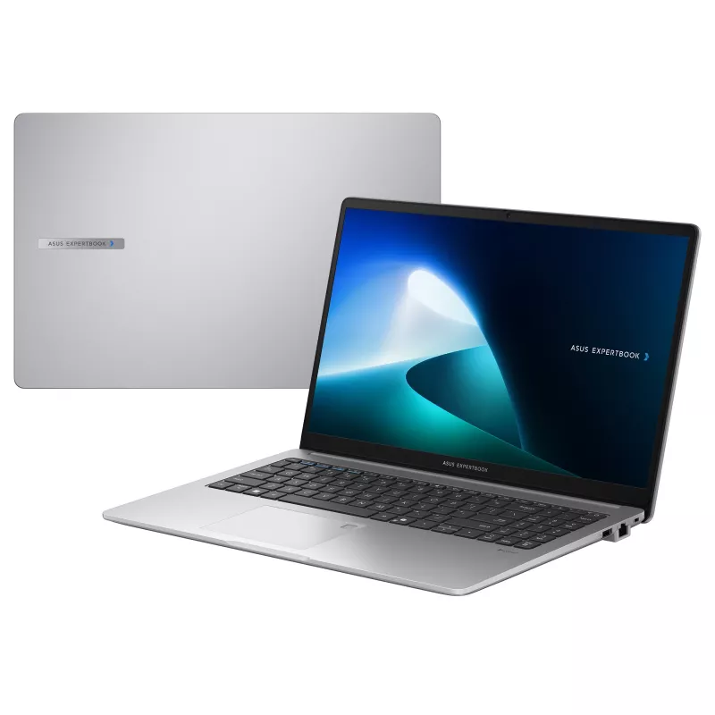 ASUS ExpertBook P1 P1503CVA-S72115 verslo nešiojamas kompiuteris, Intel Core 7 240H, 15,6 colio Full HD, 16GB DDR5, 512GB SSD, vokiška QWERTZ klaviatūra