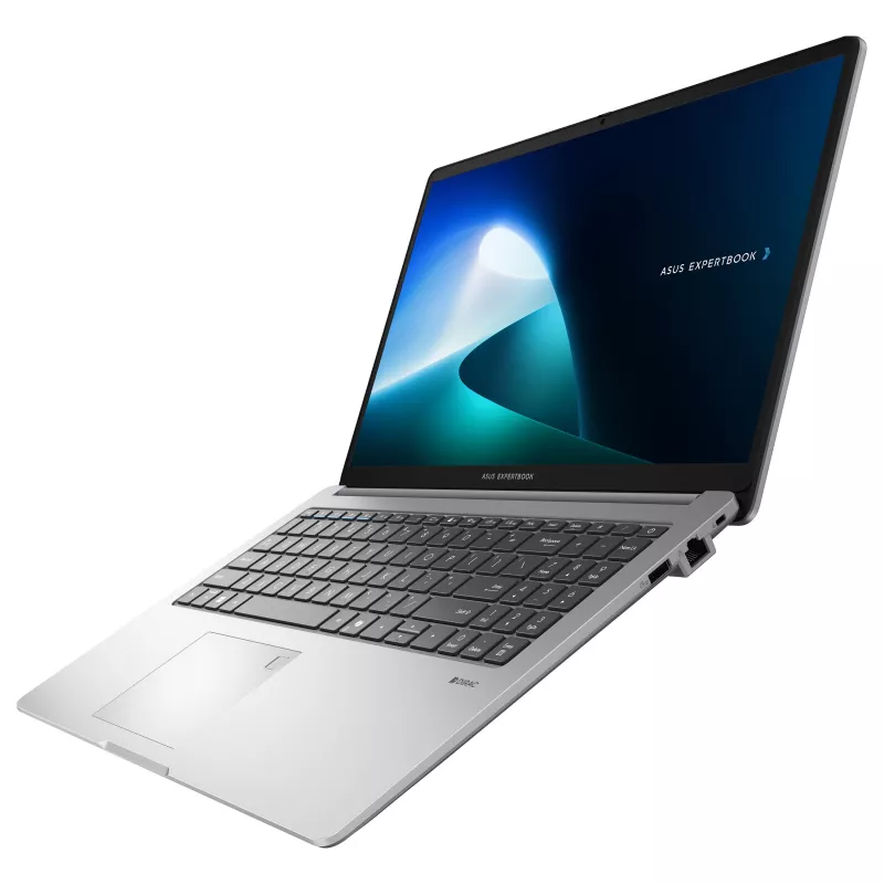 ASUS ExpertBook P1 P1503CVA-S72115 verslo nešiojamas kompiuteris, Intel Core 7 240H, 15,6 colio Full HD, 16GB DDR5, 512GB SSD, vokiška QWERTZ klaviatūra
