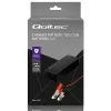 Qoltec 52665 Automatinis baterijų įkroviklis AGM GEL STD akumuliatoriams, 24V 2A 48W, LED indikatorius, 1,8m laidas