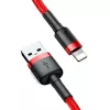 Baseus CALKLF-C09 USB-A to Lightning laidas 2 m Raudonas