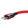Baseus CALKLF-C09 USB-A to Lightning laidas 2 m Raudonas