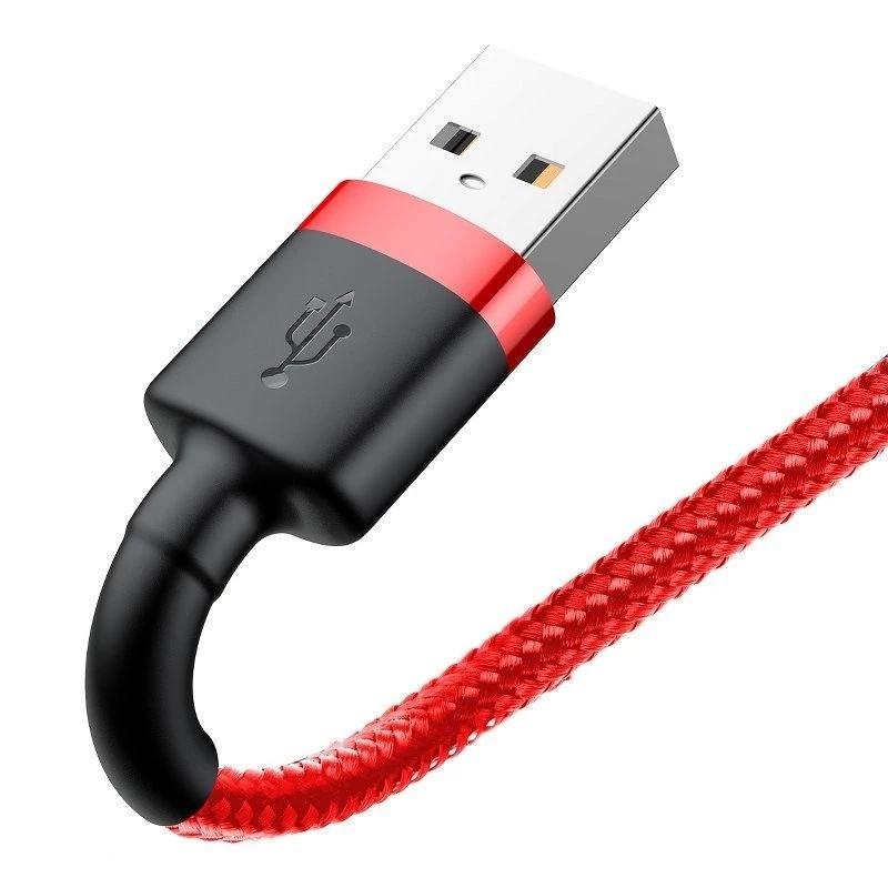 Baseus CALKLF-C09 USB-A to Lightning laidas 2 m Raudonas