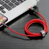 Baseus CALKLF-C09 USB-A to Lightning laidas 2 m Raudonas