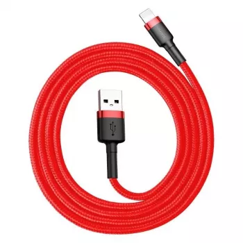 Baseus CALKLF-C09 USB-A to Lightning laidas 2 m Raudonas