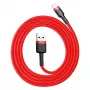 Baseus CALKLF-C09 USB-A to Lightning laidas 2 m Raudonas