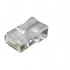 EFB-Elektronik RJ45 UTP Modular Plug E-MO 8/8 SR, 100 vnt., Skaidrus