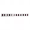EFB-Elektronik Populated Front Panel su 12 x SC Duplex jungtimis OM4, vertikalus, juodas