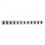 EFB-Elektronik Populated Front Panel su 12 x SC Duplex jungtimis OM4, vertikalus, juodas