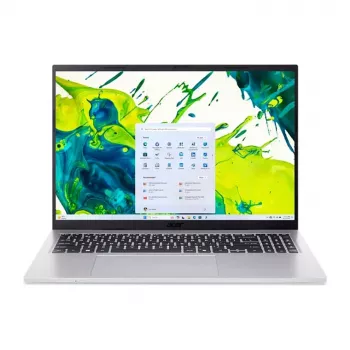 Nešiojamas kompiuteris Acer Aspire Go 16 AG16-71P - Intel Core i3-1305U / 1.6 GHz - 8GB RAM - 512GB SSD - 16 inch WUXGA IPS - Windows 11 Home - Pure Silver
