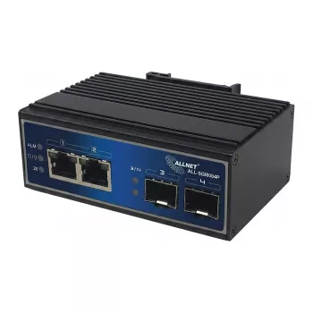 ALLNET DIN-Rail laikiklis, skirtas ALL-SGI8004 pramoniniam jungikliui (ALL-SGI8004_DIN-Holder1)