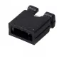 EFB Elektronik Addressing Plug EKSP/G Black, Pitch 2,54mm, Open, 100 Pieces
