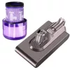 Extralink Keičiamas Akumuliatorius ir Filtras Dyson V11 V15 SV46 SV47, 25.2V 4000mAh Click-in Tipo