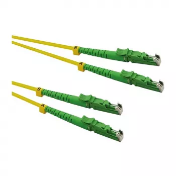 ROLINE Fiber Optic Patch Cable OS2 7,5m E-2000 LSH APC Simplex LSZH Geltona