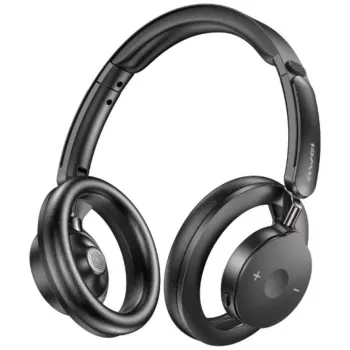 AWEI AT33 Bluetooth 6.0 belaidės ausinės per ausį - juodos