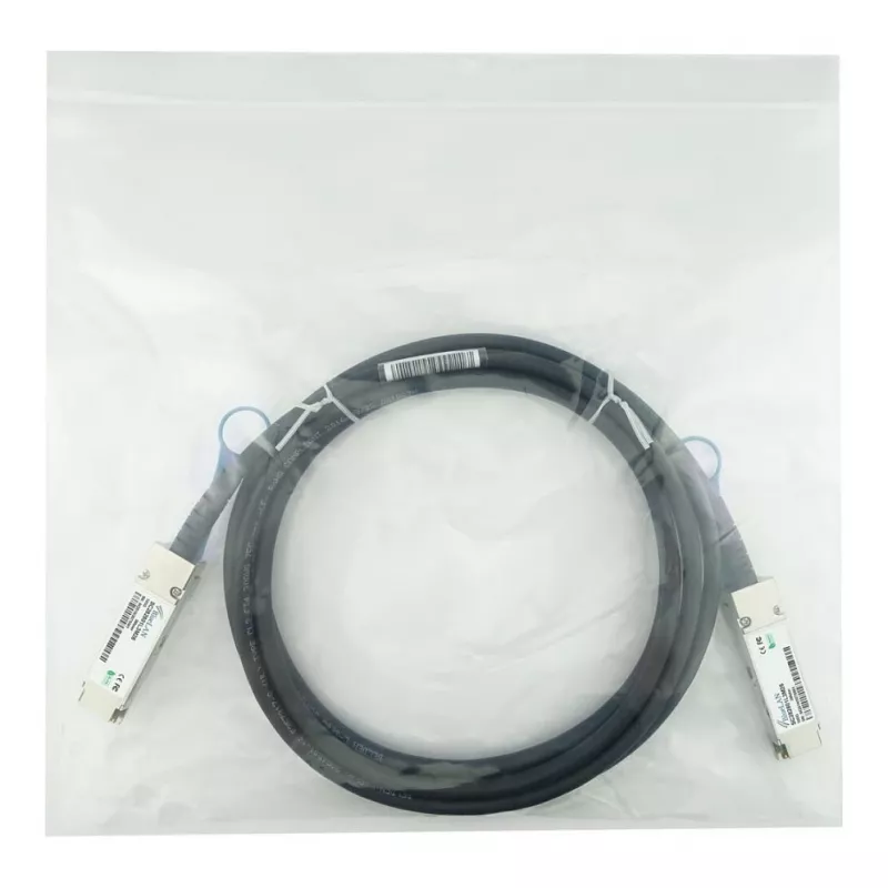 BLUELAN 10413-BL Suderinamas su Extreme Networks QSFP28 Tiesioginio prijungimo kabelis, 100GBASE-CR4, Infiniband EDR, 26AWG, 3m