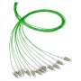 EFB-Elektronik Šviesolaidinis Pigtail LC OM2 50/125µm Žalias 2m
