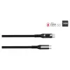 Good Connections USB 2.0 įkrovimo ir duomenų laidas 100W su skaitmeniniu ekranu USB-C į USB-C 1m Juodas